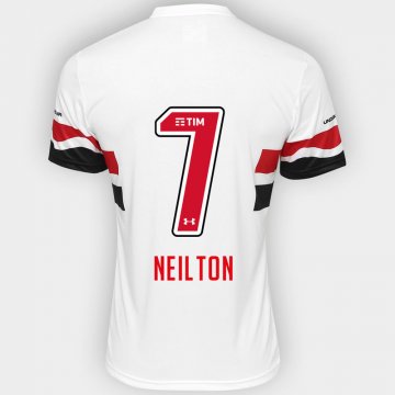 2016-17 Sao Paulo Home White Football Jersey Shirts Neilton #7