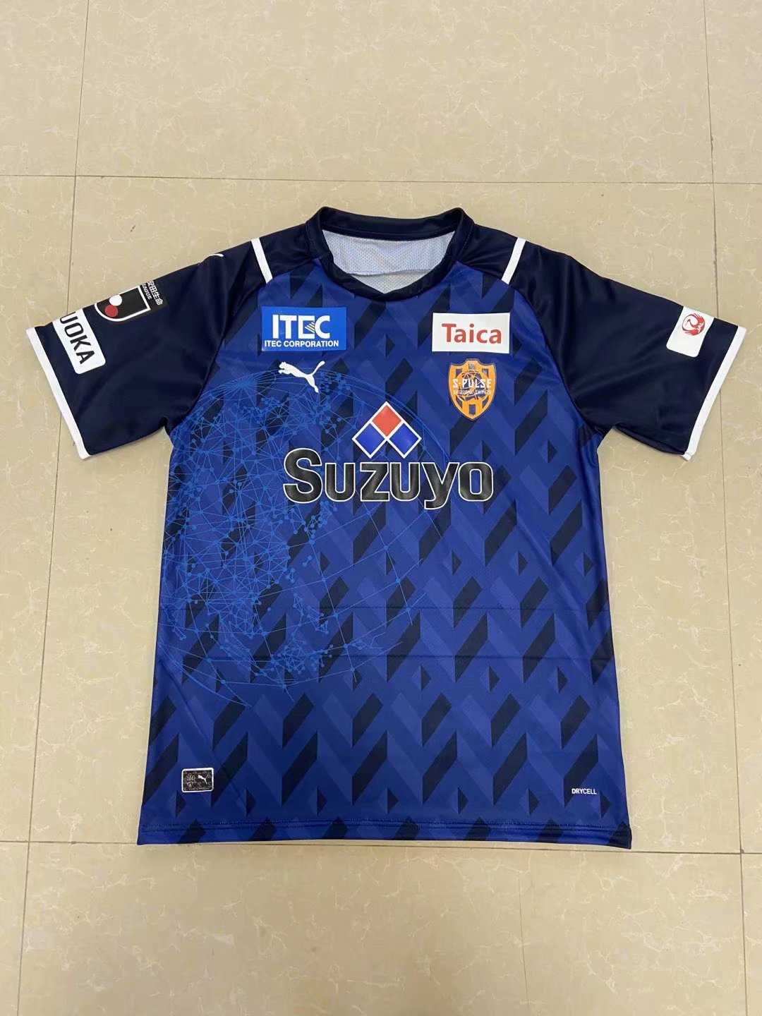 2021-22 Shimizu S-Pulse Goalkeeper Blue Men's Football Jersey Shirts