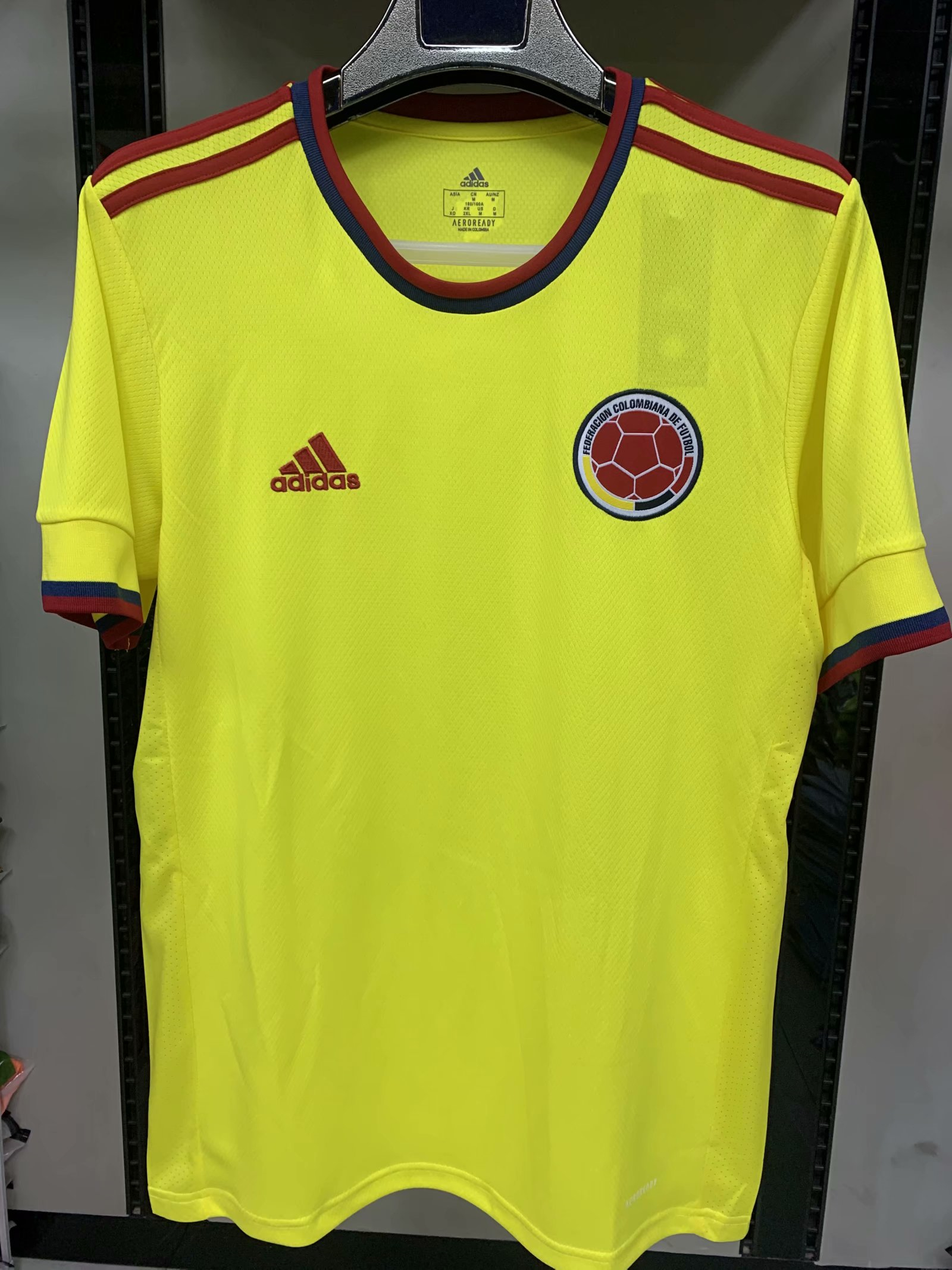 2021 Colombia Home Football Jersey Shirts Men's