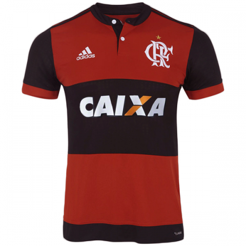 2017-18 Flamengo Home Red&Black Football Jersey Shirts
