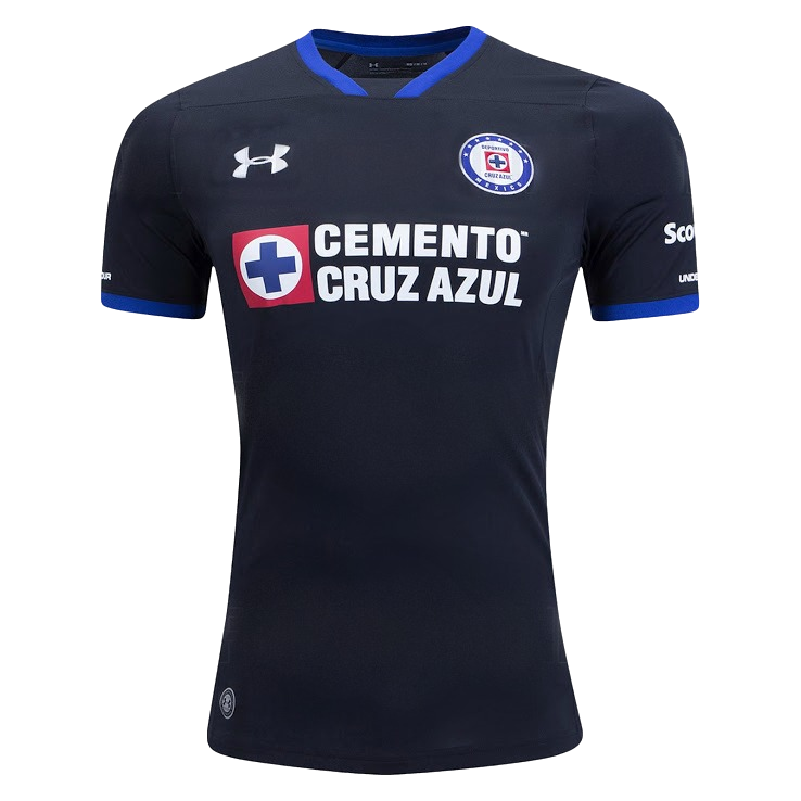 2017-18 Cruz Azul Third Blue Football Jersey Shirts