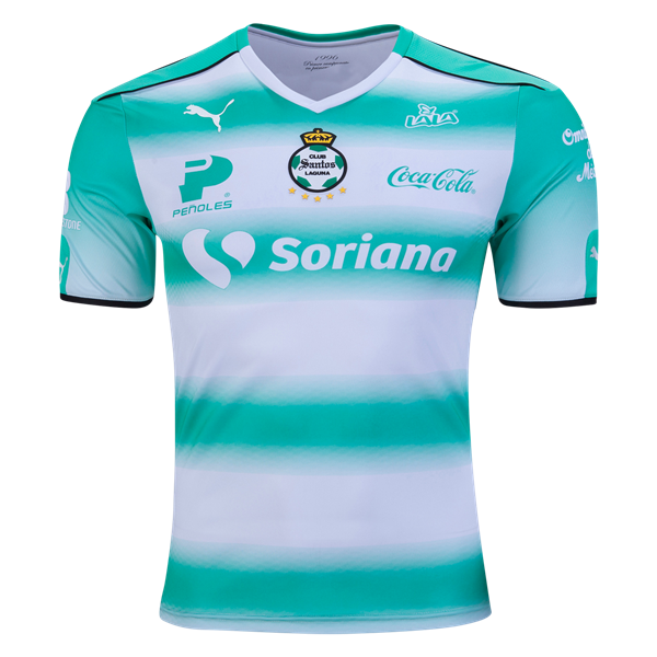 Santos Laguna Home Football Jersey Shirts 2016-17