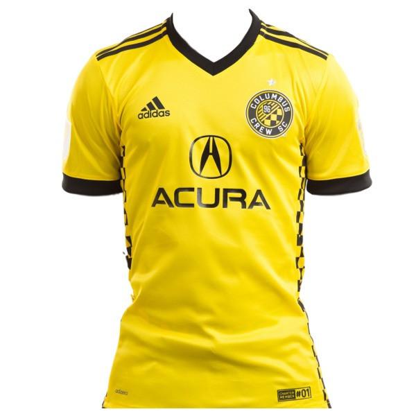 2017-18 Columbus Crew Home Yellow Football Jersey Shirts